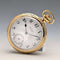 1919 Waltham Traveler pocket watch with gold-plated case, mechanical movement, in good working order.