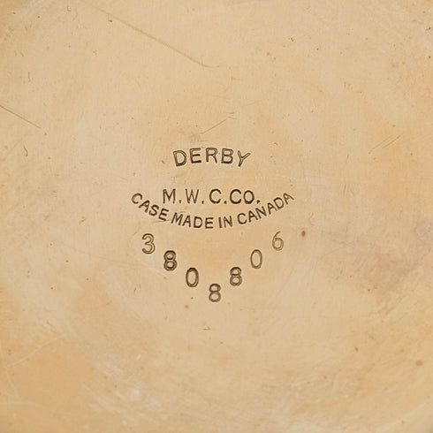 1919 年 Waltham Traveler 懷錶,鍍金錶殼,機械機芯,運作良好。