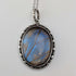 Vintage sterling silver butterfly wing pendant with sterling silver necklace ①