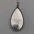 British vintage sterling silver butterfly wing pendant with sterling silver necklace (3)