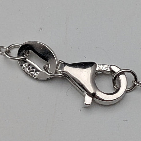 英國復古純銀蝴蝶翅膀吊墜搭配純銀項鍊(3)