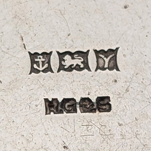 British Vintage Sterling Silver St. Christopher Medal Pendant with Sterling Silver Necklace, 10.3g Total