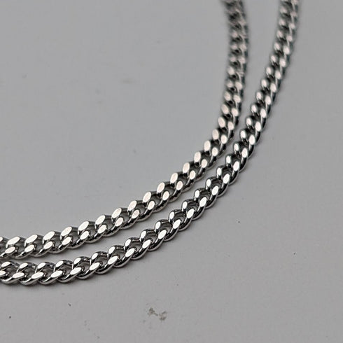 British Vintage Sterling Silver St. Christopher Medal Pendant with Sterling Silver Necklace, 10.3g Total