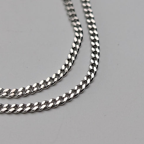 Vintage British Pipe Smoking Old Man Sterling Silver Pendant with Sterling Silver Necklace, 7.6g Total