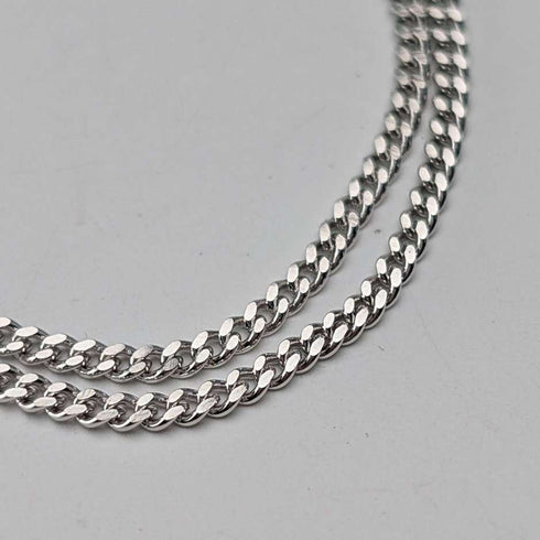 British Vintage Sterling Silver Lion Passant Pendant with Sterling Silver Necklace, 12.7g Total