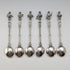 Dutch Vintage Musician Engraved 835 Sterling Silver Spoons (12 pieces, 181g total) in a Case