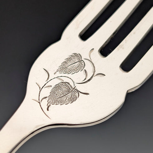 Antique British Mother-of-Pearl Tea Cutlery, 4 Pairs, John Harrison