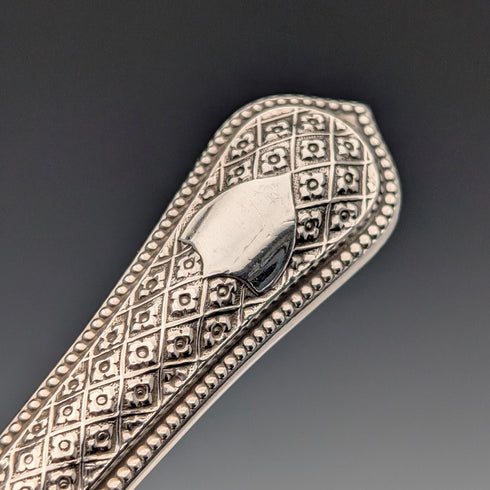 Circa 1867 British Antique Sterling Silver Handle Cutlery (6 Pairs) by Roberts & Belk