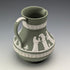 1975 Wedgwood Jasperware Cream Jug, Sage Green, England