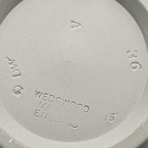 1975 Wedgwood Jasperware Cream Jug, Sage Green, England