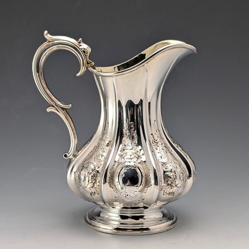 1857 British Antique Silver Plated Tea/Coffee Set, Elkington