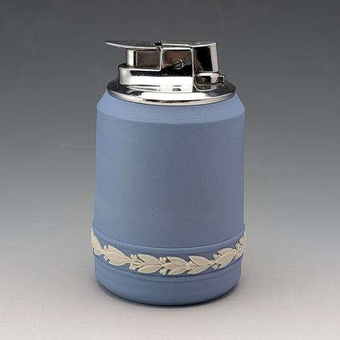 Vintage British Wedgwood Jasperware Ronson Gas Lighter