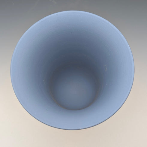 英國韋奇伍德復古碧玉花瓶,淺藍色