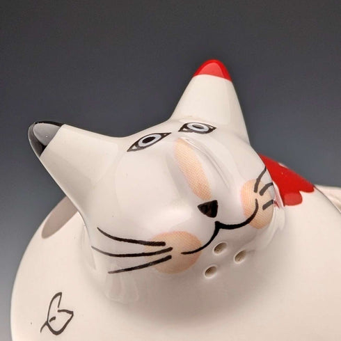 Villeroy & Boch 出品的復古法式動物園陶瓷貓形調味料架