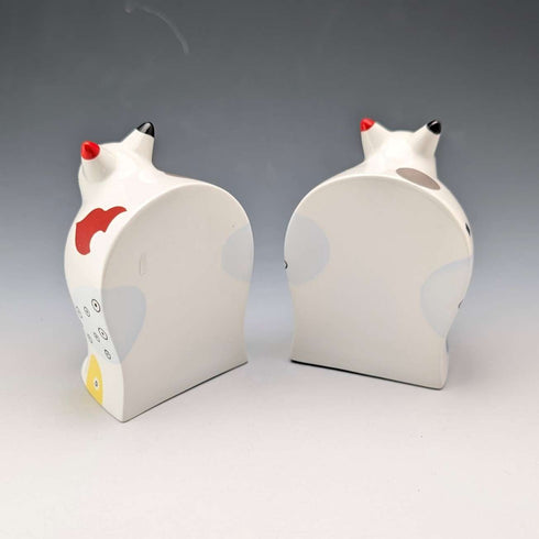 Villeroy & Boch 出品的復古法式動物園陶瓷貓形調味料架