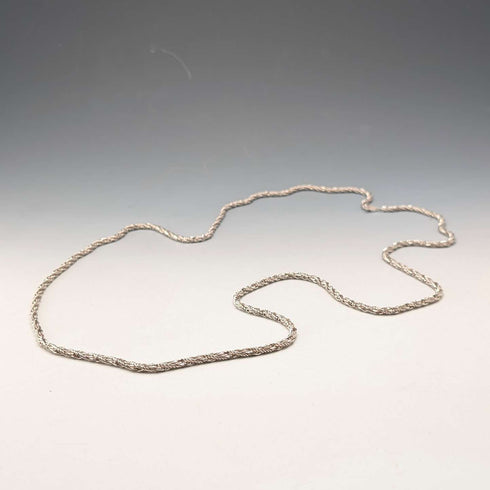 1974年喬治傑生 (Georg Jensen) 純銀長扭鏈項鍊,113厘米,62克