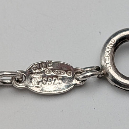 1974 Sterling Silver Long Twist Chain Necklace, 113cm, 62g, Georg Jensen