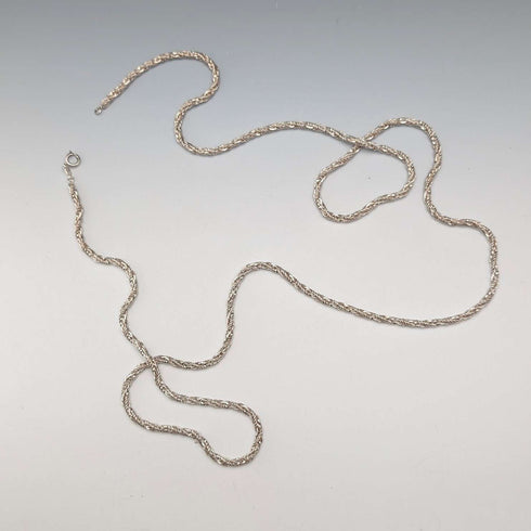 1974年喬治傑生 (Georg Jensen) 純銀長扭鏈項鍊,113厘米,62克