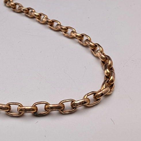 英国アンティーク ピンチベック製 マフチェーン ネックレス 全長133cm クリップ付き