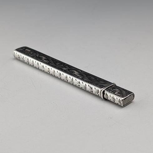 1902年 英国アンティーク 純銀製 ペンシルホルダ James Fenton