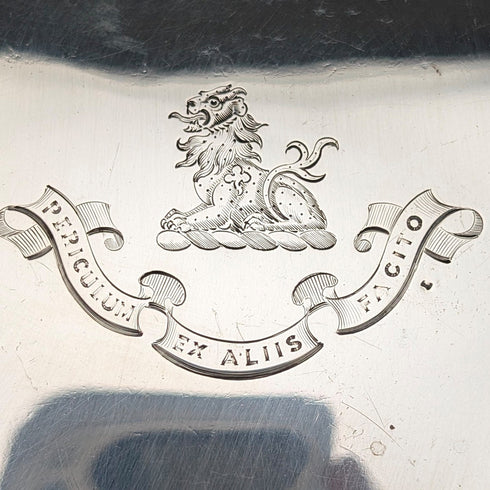 1913年英國古董純銀香菸盒,內襯木質,沃克和霍爾