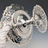 1899年 英国アンティーク 純銀製コンポート 389g 直径20cm Goldsmiths&Silversmiths