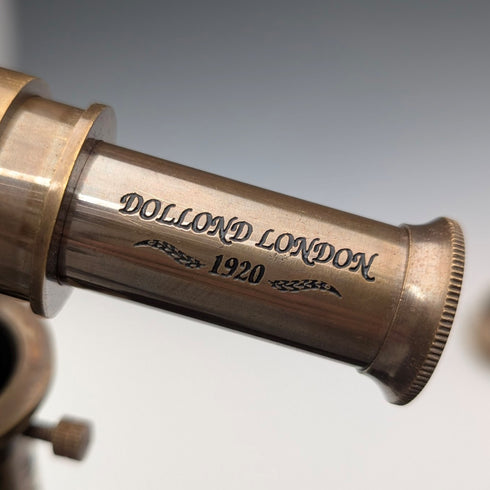 英國復古望遠鏡指南針手柄分離式手杖,97厘米,Dollond London