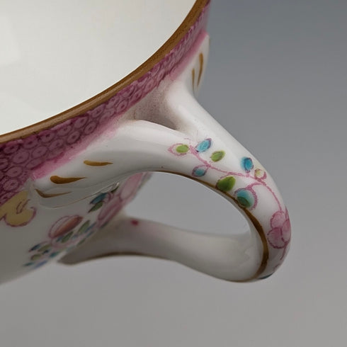 1920s British Minton Teacup Trio Pink Cockatrice, special order for Meyer Emporium ③