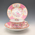 1920s British Minton Teacup Trio Pink Cockatrice, special order for Meyer Emporium ④