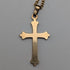 復古鍍金十字架吊墜及項鍊