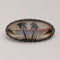Antique British Butterfly Wing Tropical Landscape Pure Silver Brooch TLM