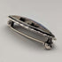 Antique British Butterfly Wing Tropical Landscape Pure Silver Brooch TLM