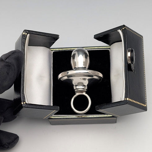 英國復古純銀奶嘴,19克,謝菲爾德卡爾斯