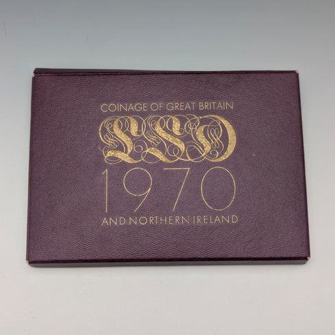 1970 年英國十進制前硬幣,8 枚一套,皇家鑄幣廠