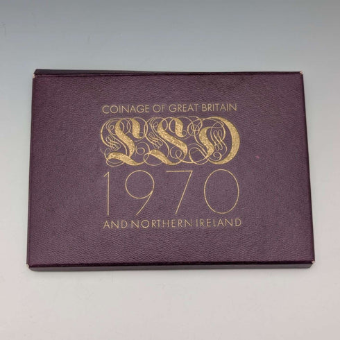 1970 年英國十進制前硬幣,8 枚一套,皇家鑄幣廠