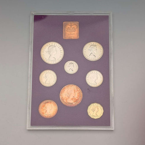 1970 年英國十進制前硬幣,8 枚一套,皇家鑄幣廠