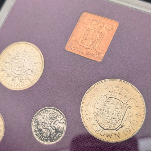 1970 年英國十進制前硬幣,8 枚一套,皇家鑄幣廠