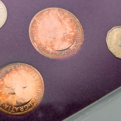 1970 年英國十進制前硬幣,8 枚一套,皇家鑄幣廠