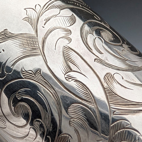 Antique British silver-plated filter (part of a coffee machine?)