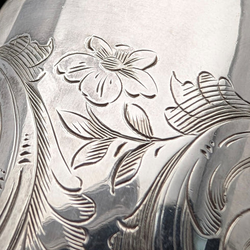 Antique British silver-plated filter (part of a coffee machine?)