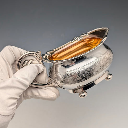 Circa 1820 British Antique Old Sheffield Plate Cream Jug