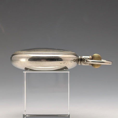 約1906年產歐米茄古董懷錶,直徑58毫米,鐵路懷錶,合金錶殼,走時良好