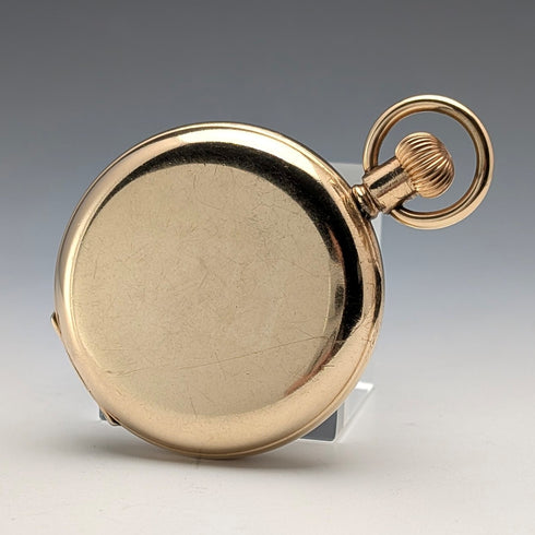 1917年左右 美國古董 Waltham 懷錶 鍍金半獵人款 已整備