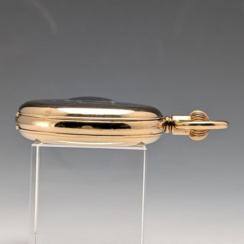 1917年左右 美國古董 Waltham 懷錶 鍍金半獵人款 已整備