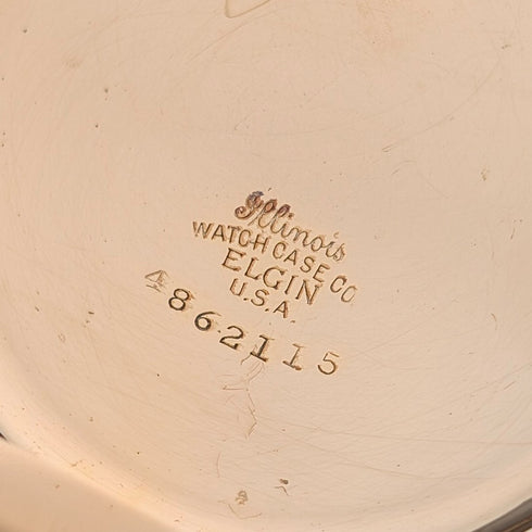 1917年左右 美國古董 Waltham 懷錶 鍍金半獵人款 已整備