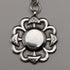 British Vintage Sterling Silver Fancy Link Double Albert Chain, 35g, Sterling Silver Medal Fob
