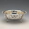 1890 British antique sterling silver pedestal bowl, 13cm diameter, by Charles Edwards