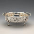 1890 British antique sterling silver pedestal bowl, 13cm diameter, by Charles Edwards