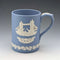 1975 British Wedgwood Jasperware Christmas mug