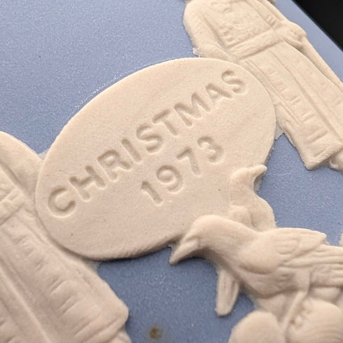 1973年英國韋奇伍德碧玉瓷聖誕馬克杯